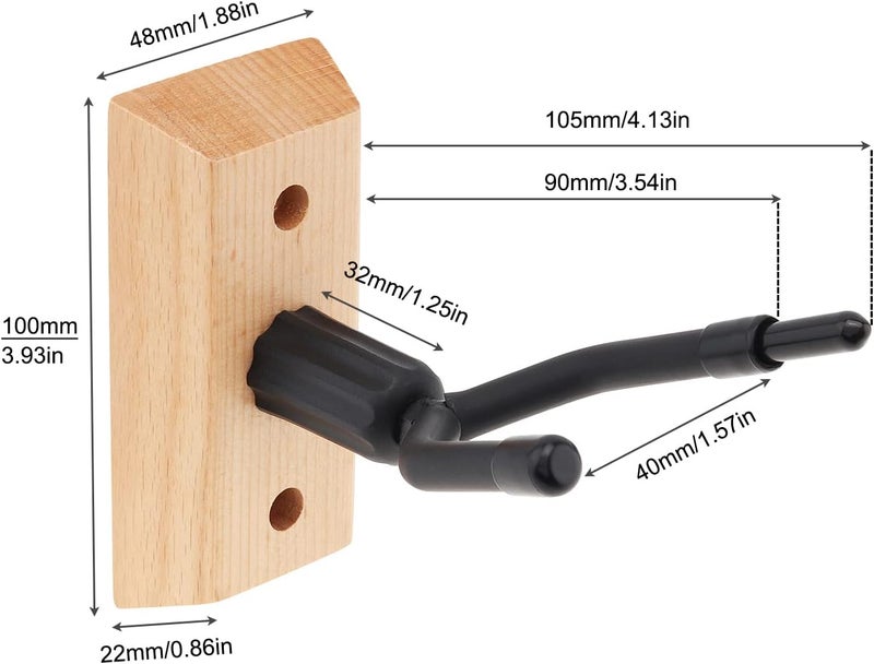 OriGlam Violin Hanger, Violin Wall Mount for Home and Studio, Viola Hanger Wall Mount Hook - Image 4